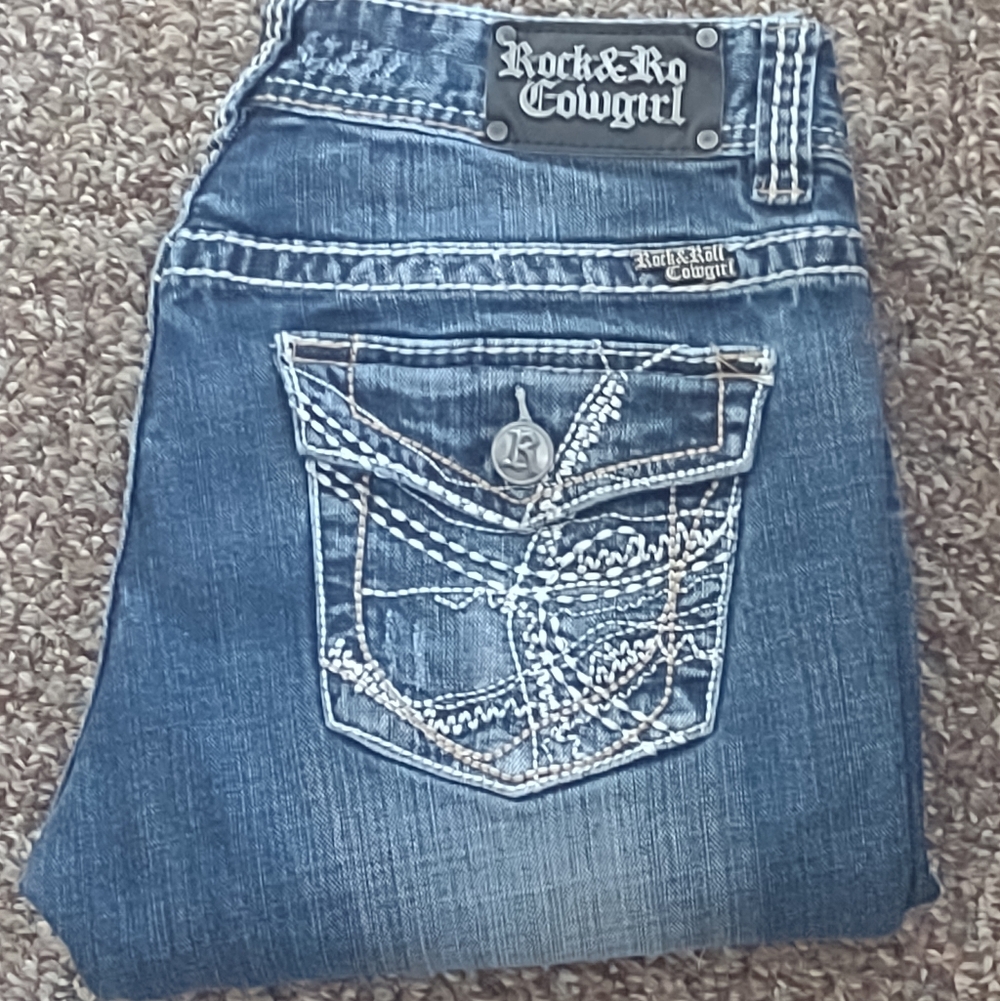 Rock Cowgirl Skinny Jeans 31x32